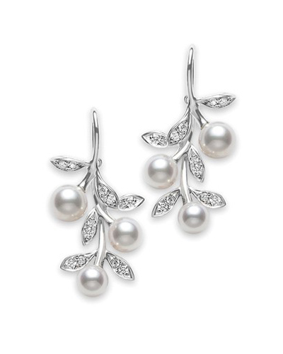 boucles d'oreille de perles