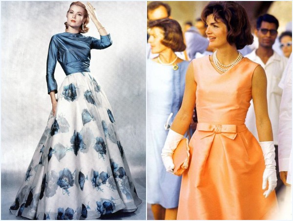 robes de Grace Kelly et Jacqueline Kennedy