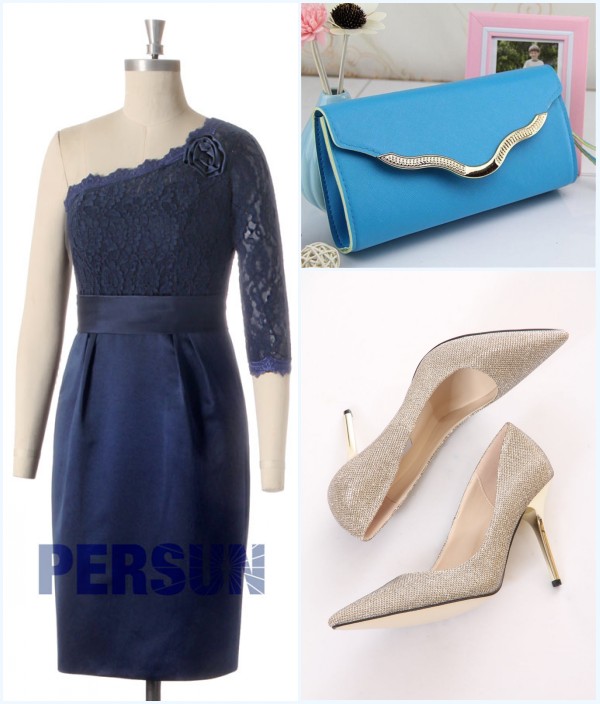 quelle chaussure avec une robe bleu marine