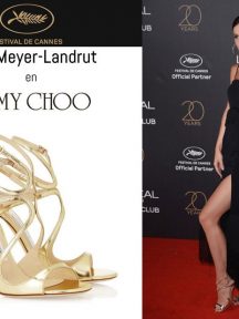 Uma Thurman en sandales Lance signées Jimmy Choo