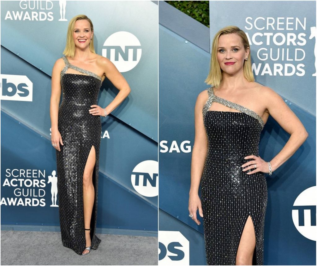 look de Reese Witherspoon au tapis rouge de sag awards 2020