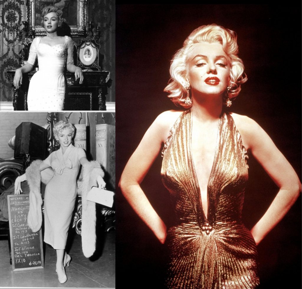 robe célèbre et chic de Marilyn Monroe